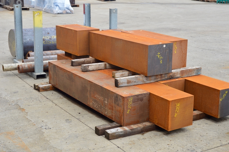 Billets prepared for the factory