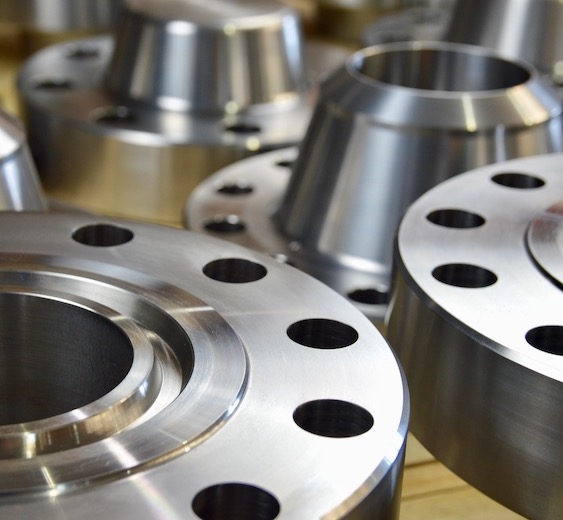 API flanges in the Marcore factory ready for shipment.